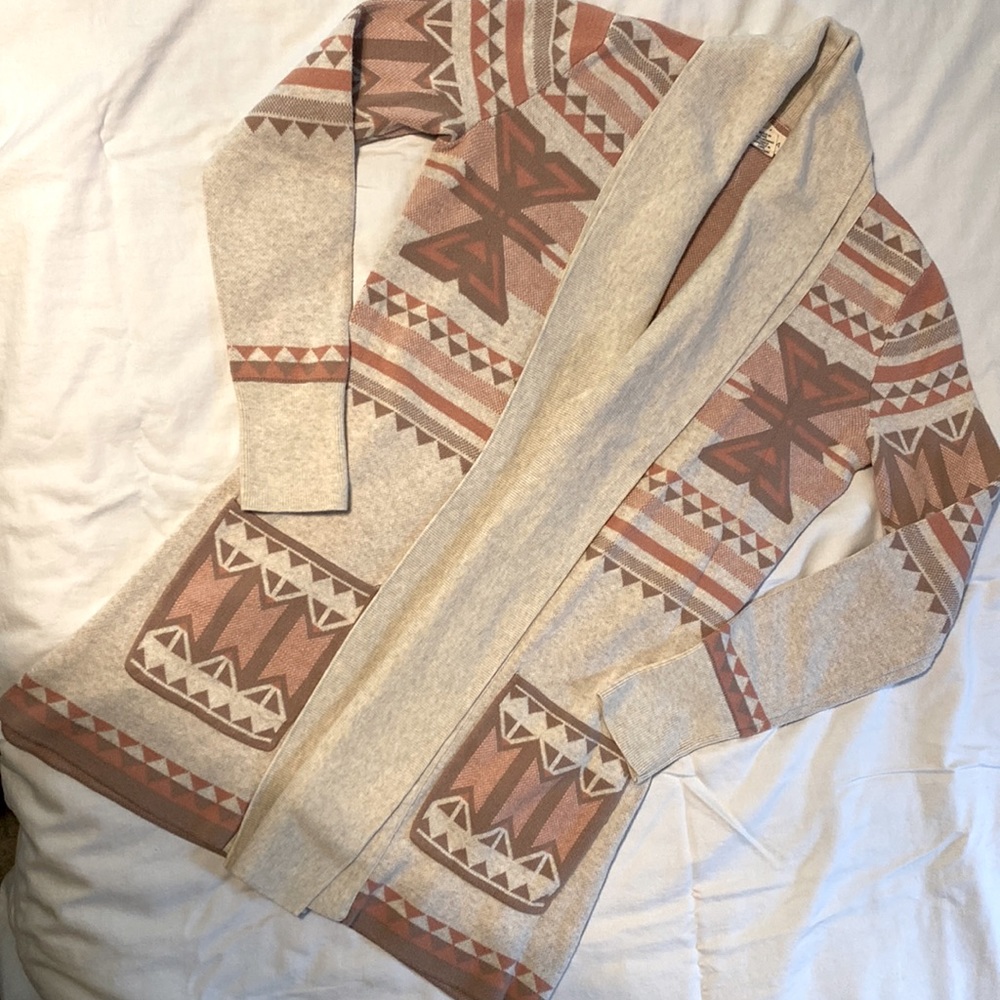 Western themed cardigan